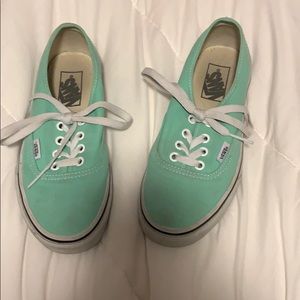 Tie up vans all shoes are washed before shipped